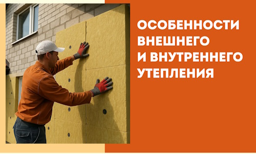 Какие особенности внешнего и внутреннего утепления в Кимрах